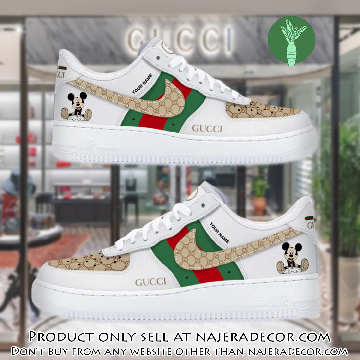 Gucci mickey luxury air force 1 sneakers limited af1 shoes oaf1023 njr1534904